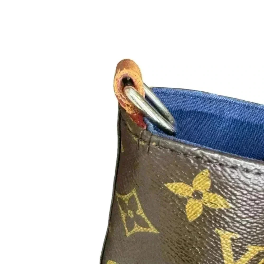 Louis Vuitton V Jour Blue Tote Crossbody Bag In Monogram Cambas. - Picture 12 of 16
